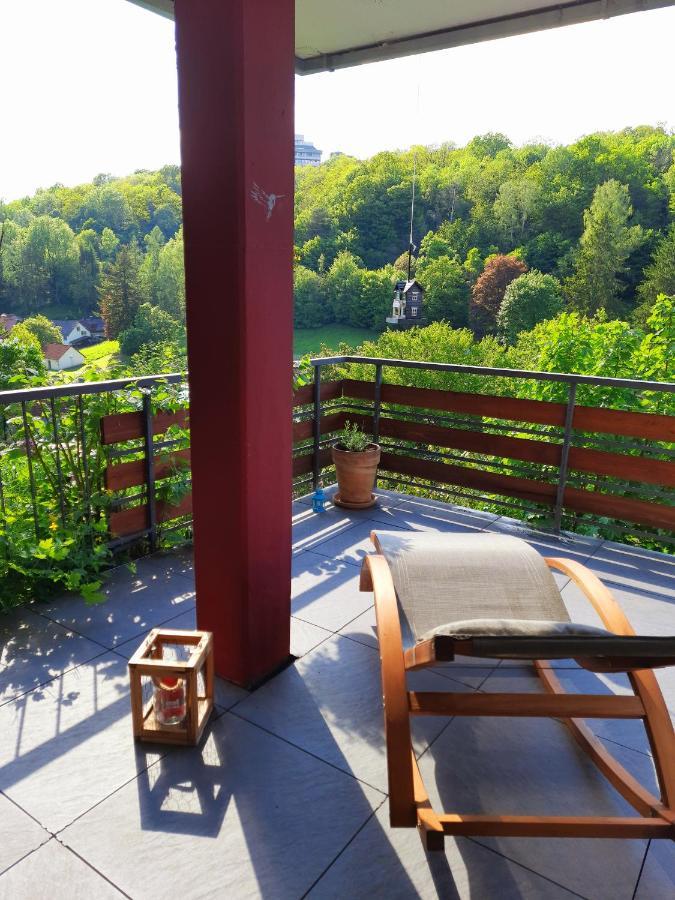 Ferienwohnung Rhododendron - Natur Pur Am Highwalk Rotenburg an der Fulda Exterior foto